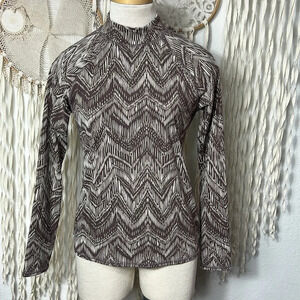 Garnet Hill Swim Rash Guard Water Shirt Size Small